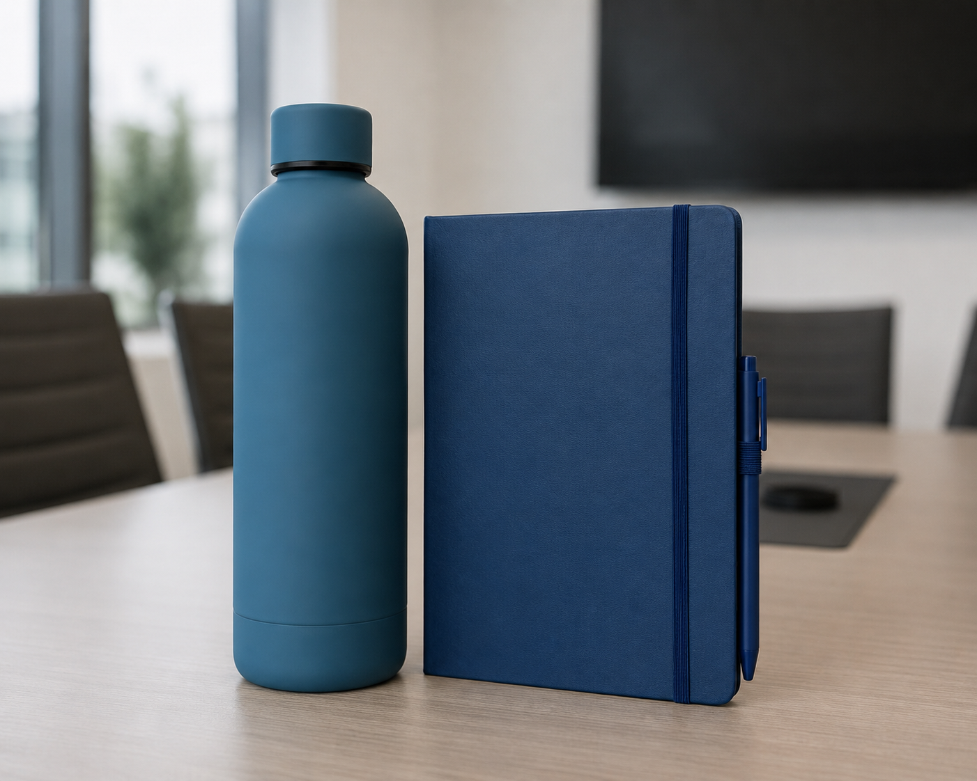 500ml Water Bottle & Notebook Set