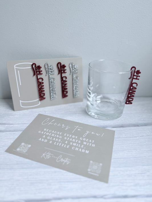 OH Canada Drink Charm Set
