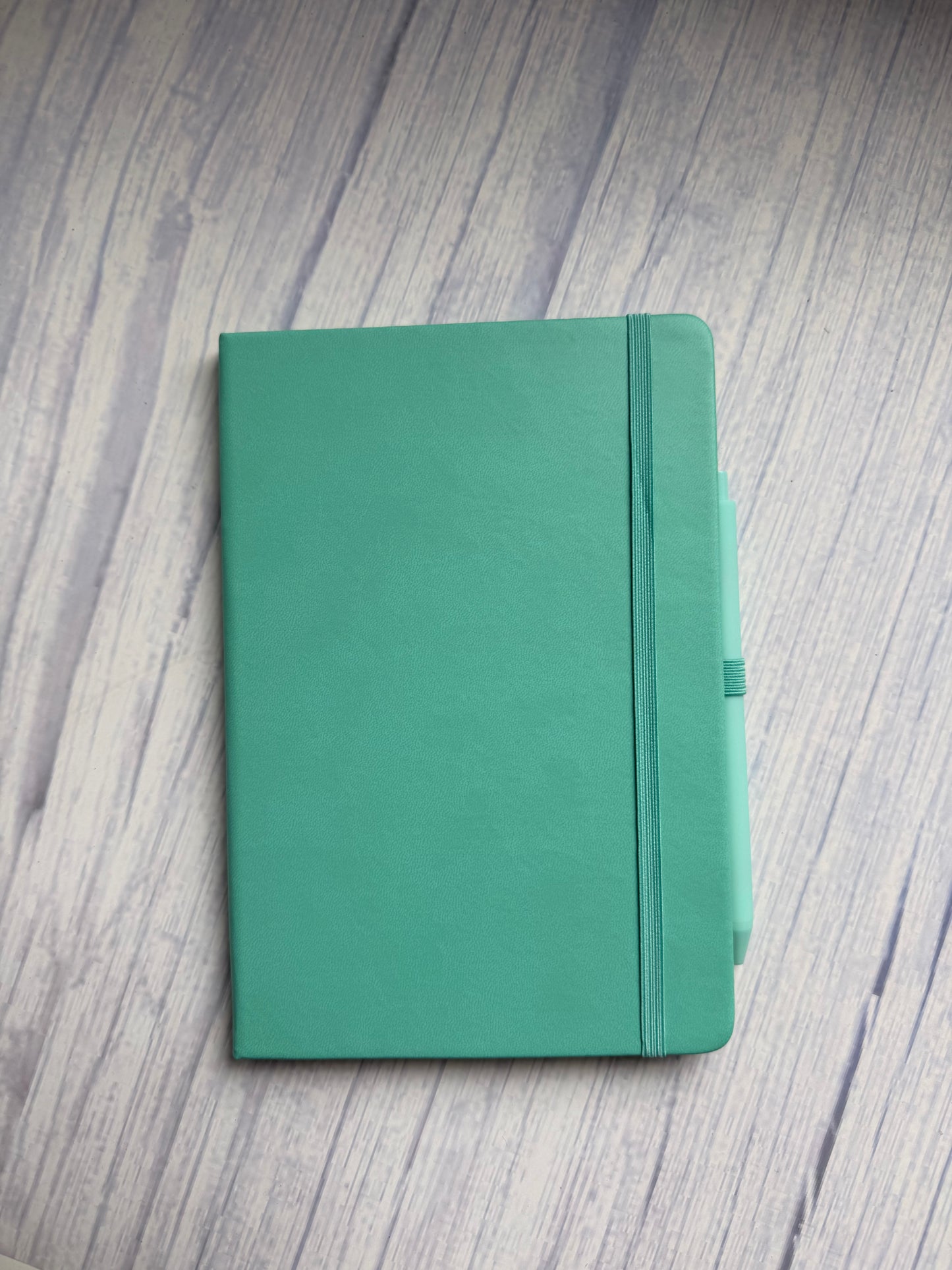 Personalized Hard Cover Leatherette Notebook & Pen Set