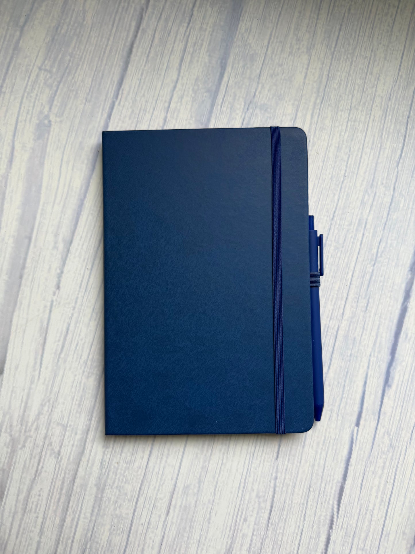 Personalized Hard Cover Leatherette Notebook & Pen Set