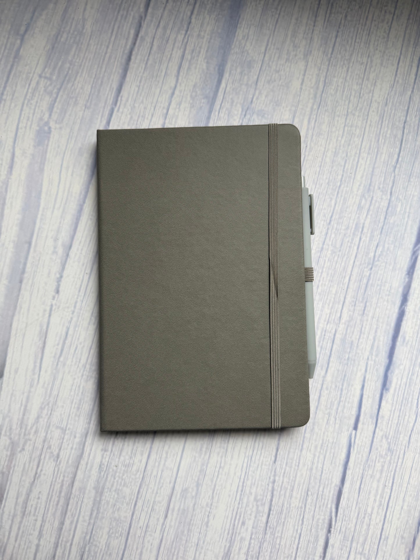 Personalized Hard Cover Leatherette Notebook & Pen Set