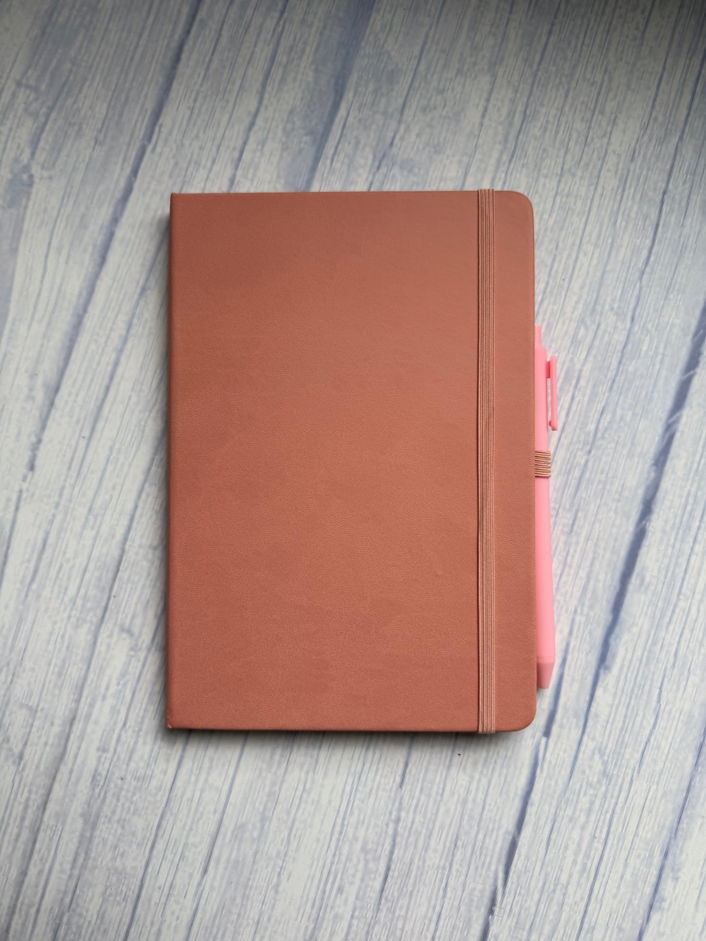 Personalized Hard Cover Leatherette Notebook & Pen Set