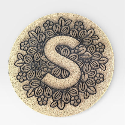 Personalized Cork Hot Mat - Custom Design