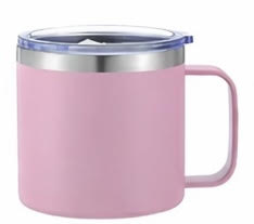 14oz Coffee Tumbler - Insulated Stainless Steel