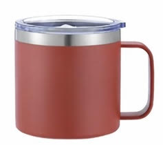 14oz Coffee Tumbler - Insulated Stainless Steel