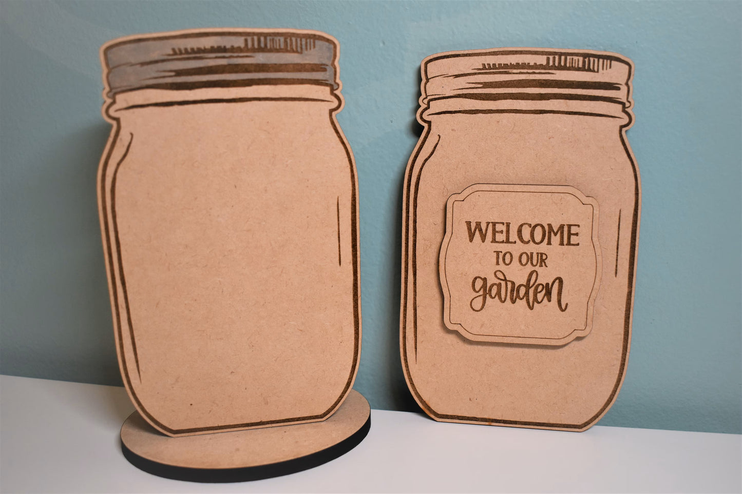 Handcrafted Mason Jar with Birth Month Flower